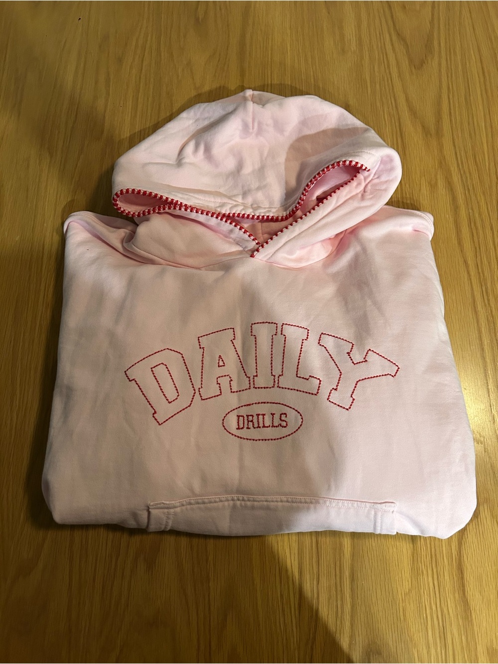 Daily Drills Oversized Daily Hoodie - Cupid + Heart Stitch Size M/L